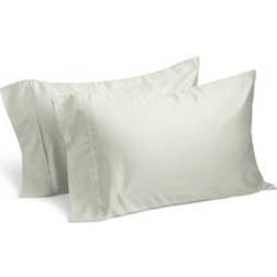 Cosy House Collection 100% Bamboo Pillowcase Set Super King Pillow Case Silver