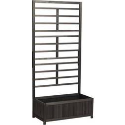 Garden Planter Box with Trellis 30x45x135cm