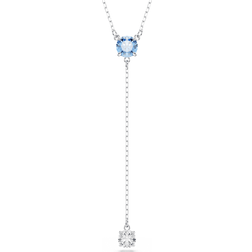 Swarovski Attract Y-Halskette Rundschliff Blau