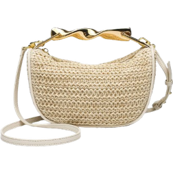 Shein 1pc Woven Bag Summer New Arrival, Women Bag, Metal Handle Mini Crossbody Zipper Woven Bag, Casual Straw Woven Small Bag, Tote Shoulder Bag, Perfect For Beach Outfits, Summer Beach Accessories, Vacation/Holiday, Beach Necessities,Beach Essentials,Beach Stuff & Summer Essentials, Newest Holiday Bag