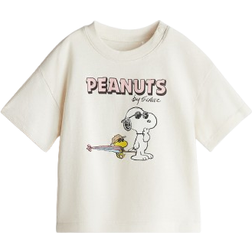 H&M Baby T-shirt Med Tryck - Beige