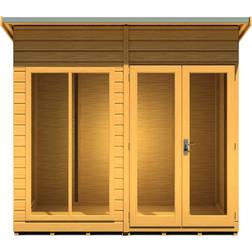 Shire Lela 8x4 Double Door Summerhouse 4 x 8ft (Building Area )