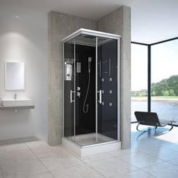 Home Deluxe Duschkabine WAVE 900x800x2270mm