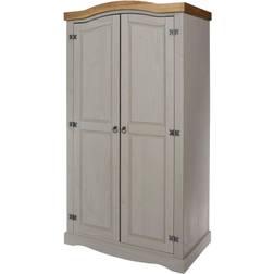 Core Products Corona 2 Door Grey Wardrobe 100x189cm