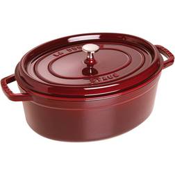 Staub Oval Grenadine Red mit Klappe 5.5 L