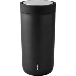 Stelton To Go Click Black metallic Travel Mug 40cl