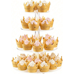 Shein Round Acrylic Display Multi-Layer Dessert Food Rack Cake Stand
