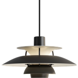 Louis Poulsen PH 5 Mini Black Pendant Lamp ∅ 30cm