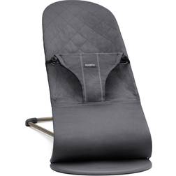 BabyBjörn Bouncer Bliss Woven Classic Quilt Anthracite