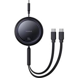 Baseus Retractable USB-C 2x 100W Cable