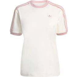 adidas Originals Ruffle 3-Stripes T-Shirt - Off White