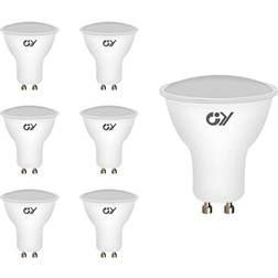 GY GU10 Cool White LED Bulbs 6500K 8W