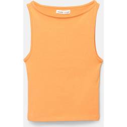 Pull&Bear Basic Tank Top - Orange