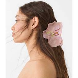 Stradivarius Orchid Flower Hair Clip Pink