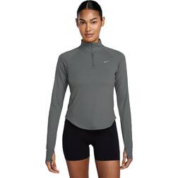 Nike Tempo Dri-fit 1/2-zip Löparkläder Smoke - Gr/Ref Silv