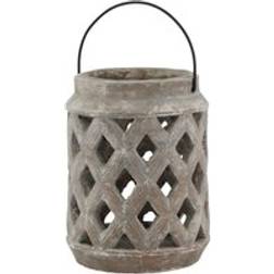 Hill Interiors Siena Brown Large Lattice One Size Lantern