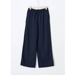 Gina Tricot Tall Linen Blend Trousers - Blå