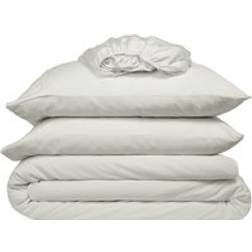 Cosy House Collection Bamboo Set King Bed Sheet Silver