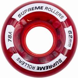 Supreme Rollers Quad Hjul 62mm 78A Red