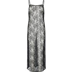 Pieces Festkjole Pcfrille Blonde Midikjole - Sort