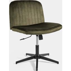 VonHaus Dawson Green Velvet Office Chair
