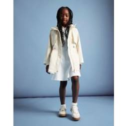 River Island Girls Cream Check Raincoat - 5-6 Yrs