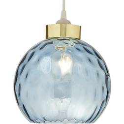 BHS Deana Dimpled Glass Ball Easyfit Cobalt Blue Shade