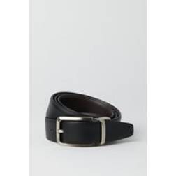 Burton Reversible Leather Belt - Black
