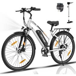 Hitway E-Bike 28" - Black/White Unisex