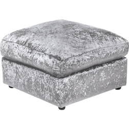 Furniture 786 Jumbo Size Crushed Velvet Footstool Foot Stool