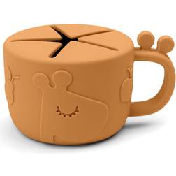 Done by Deer Peekaboo Snack Cup Raffi Mustard