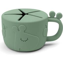 Done by Deer Peekaboo Snack Cup Raffi Green