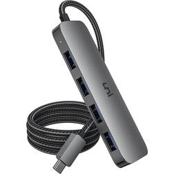Uni USB C Hub Thunderbolt 3 to 4 USB 3.0 Ports