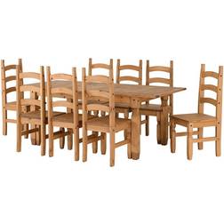 SECONIQUE Corona Extending Brown Dining Set