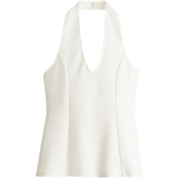 H&M Halterneck Top - White
