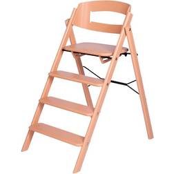 KAOS Klapp Highchair Beech Pale Coral