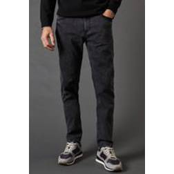 Burton Mens Washed Black Stretch Slim Fit Jeans