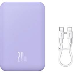 Baseus Magnetic Mini Power Bank 20000mAh Purple