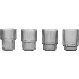 ferm LIVING Ripple Drikkeglas 20cl 4stk
