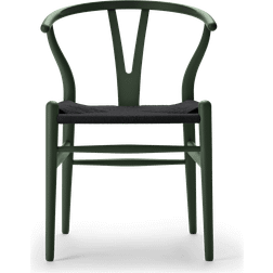 Carl Hansen & Søn CH24 Soft Olive Green/Black Køkkenstol 76cm
