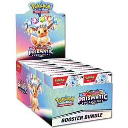 Pokémon Scarlet & Violet Prismatic Evolutions Booster Bundle Display
