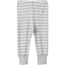 Polarn O. Pyret Baby Striped Pants - Grey Melange