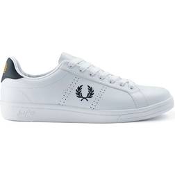 Fred Perry B721 Leather M - White/Navy
