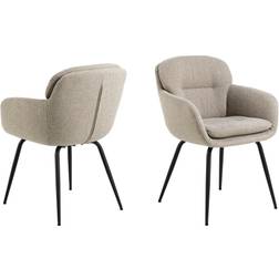 Act Nordic Dora Beige Köksstol 84cm 2st