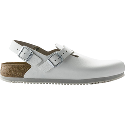 Birkenstock Tokio Super Grip Natural Leather - White