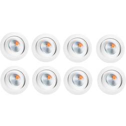 SG Armaturen Junistar Eco MV 8-P White Loftplafond ∅ 9cm 8stk