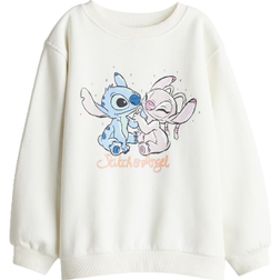 H&M Motif-Detail Sweatshirt - White