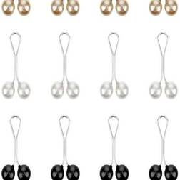 Shein Damen Pins Perlenbrosche Kopftuchclips Sicherheitsnadeln