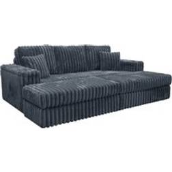 Luxury Life Giovanni Cinema Fabric Chunky Cord Sofa 3 Seater