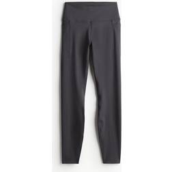 H&M Ladies Pocket Detail Sports Leggings - Dark Grey